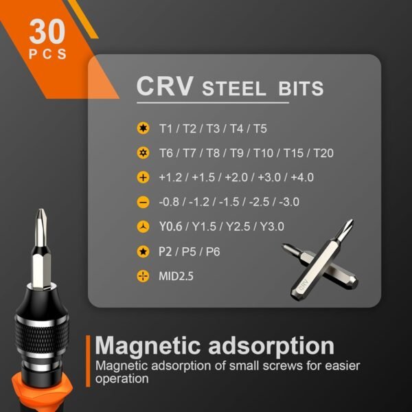 Set Cacciaviti di Precisione Professionale - immagine 2